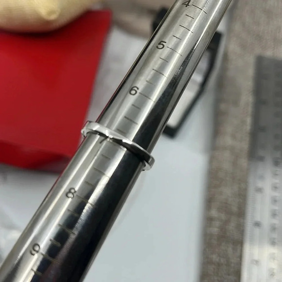 💎 Rare QVC Sterling Silver Gray Chalcedony & Marcasite Ring - Size 7 - Picture 13 of 17